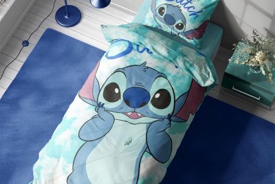 Σεντόνια Σετ 2 τεμ Disney Home Stitch 822 160X240 Turquoise 100% Cotton