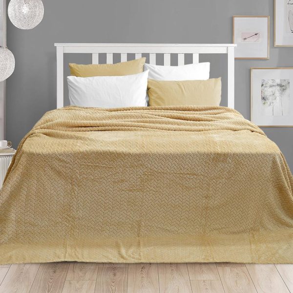 LINO ΚΟΥΒΕΡΤΑ ISMAK BEIGE 220Χ240