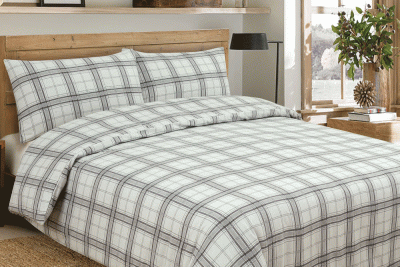 LINO ΣΕΤ ΣΕΝΤΟΝΙΑ FLANNEL VERIF DGREY 220X255