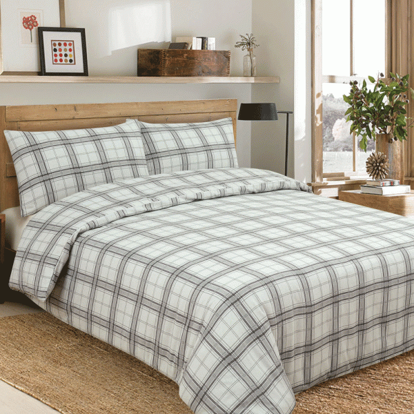 LINO ΣΕΤ ΣΕΝΤΟΝΙΑ FLANNEL VERIF DGREY 220X255