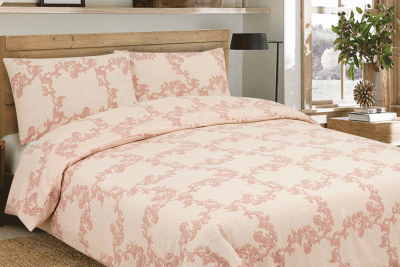 LINO ΣΕΤ ΣΕΝΤΟΝΙΑ FLANNEL ETNICO PINK 160X255