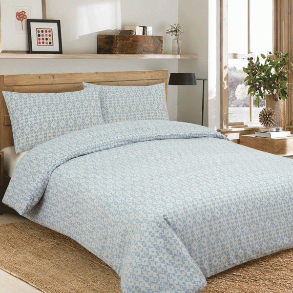 LINO ΣΕΤ ΣΕΝΤΟΝΙΑ FLANNEL CADENA BLUE 160X255