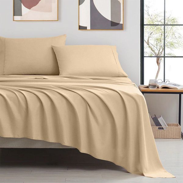 LINO ΣΕΤ ΣΕΝΤΟΝΙΑ LUXOS BEIGE ΥΠΕΡΔΙΠΛΑ ΜΕ ΛΑΣΤΙΧΟ 160X200+35