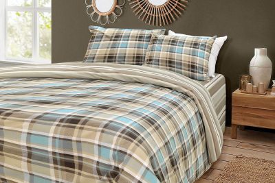 LINO ΣΕΤ ΠΑΠΛΩΜΑΤΟΘΗΚΗ  REVON AQUA FLANNEL 160Χ240