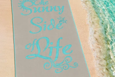 LINO ΠΕΤΣΕΤΑ ΘΑΛΑΣΣΗΣ SUNNY LIFE LGREY-AQUA 86X160