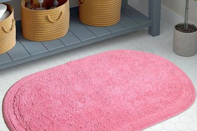 LINO ΠΑΤΑΚΙ ΜΠΑΝΙΟΥ REDONDO PINK 60X90