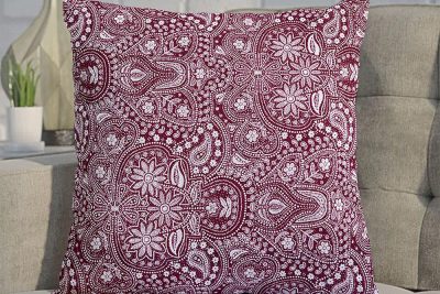 LINO ΜΑΞΙΛΑΡΟΘΗΚΗ SEFU 301 BURGUNDY 45X45