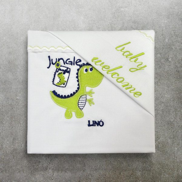 LINO ΣΕΤ ΣΕΝΤΟΝΙΑ ΚΕΝΤΗΜΑ JUNGLE DBLUE 120X170