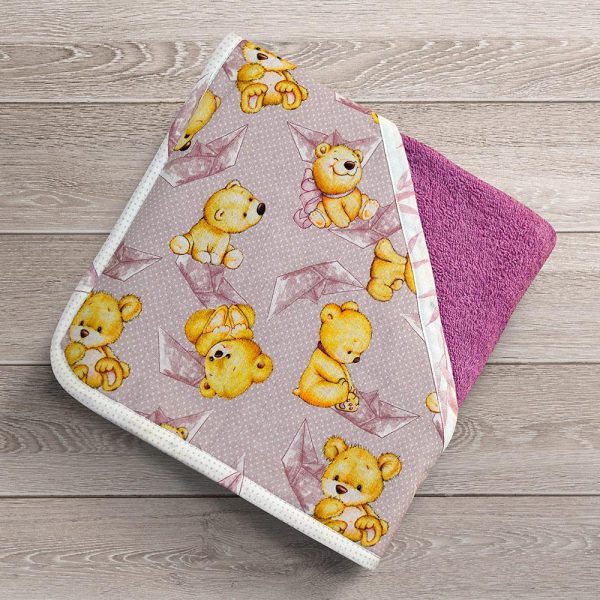 LINO ΚΑΠΑ SAILOR BEAR 301 PINK-PINK 70X70