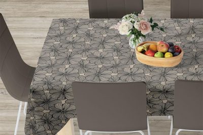 LINO ΤΡΑΠΕΖΟΜΑΝΤΗΛΟ DIVA 850 BLACK 140X140