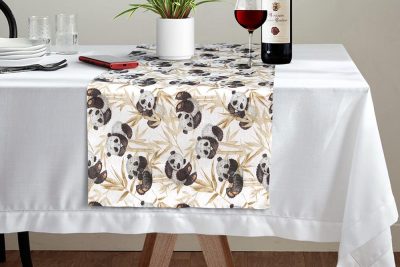 LINO ΤΡΑΒΕΡΣΑ PANDA BEAR 101 BEIGE 45X145