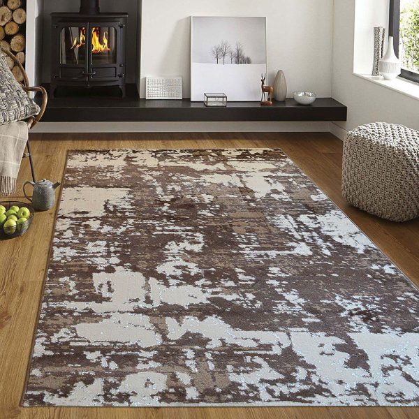 LINO ΔΙΑΔΡΟΜΟΣ DIAMOND 2024 DBEIGE-BROWN 80X200