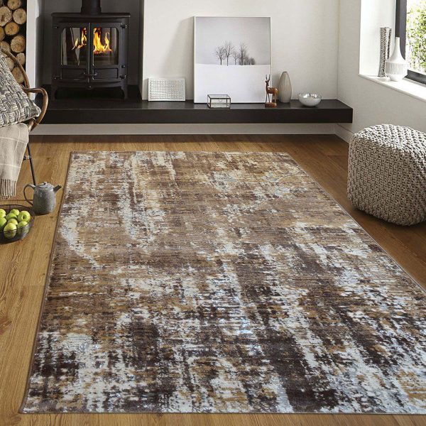 LINO ΔΙΑΔΡΟΜΟΣ DIAMOND 2025 DBEIGE-BROWN 80X150