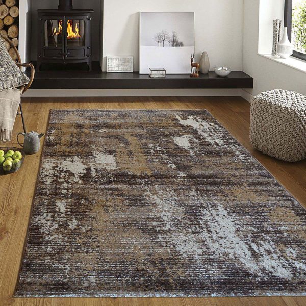 LINO ΔΙΑΔΡΟΜΟΣ DIAMOND 2027 DBEIGE-BROWN 80X150