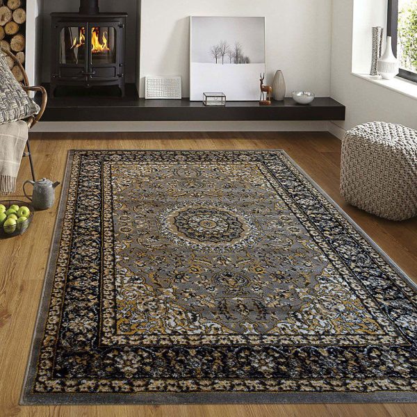 LINO ΔΙΑΔΡΟΜΟΣ DIAMOND 2029 BLACK-LGREY 80X150