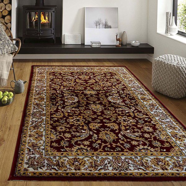 LINO ΔΙΑΔΡΟΜΟΣ DIAMOND 2030 BEIGE-RED 80X200