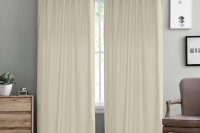 LINO ΚΟΥΡΤΙΝΑ SAMOS ΜΕ ΤΡΕΣΑ C91034 BEIGE 150Χ275