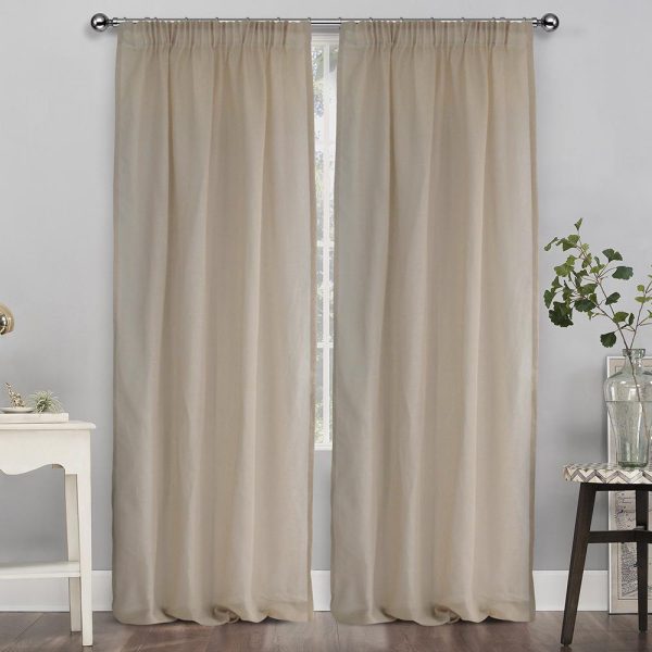 LINO ΚΟΥΡΤΙΝΑ LINE ΜΕ ΤΡΕΣΑ 103 TAUPE 145X295