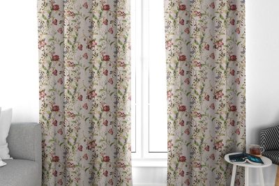 LINO ΚΟΥΡΤΙΝΑ FLUTURE 901 ΜΕ ΤΡΕΣΑ BEIGE 133X270