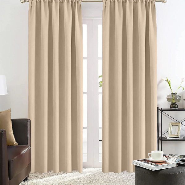 LINO ΚΟΥΡΤΙΝΑ BASKO ΜΕ ΤΡΕΣΑ TAUPE 150X240