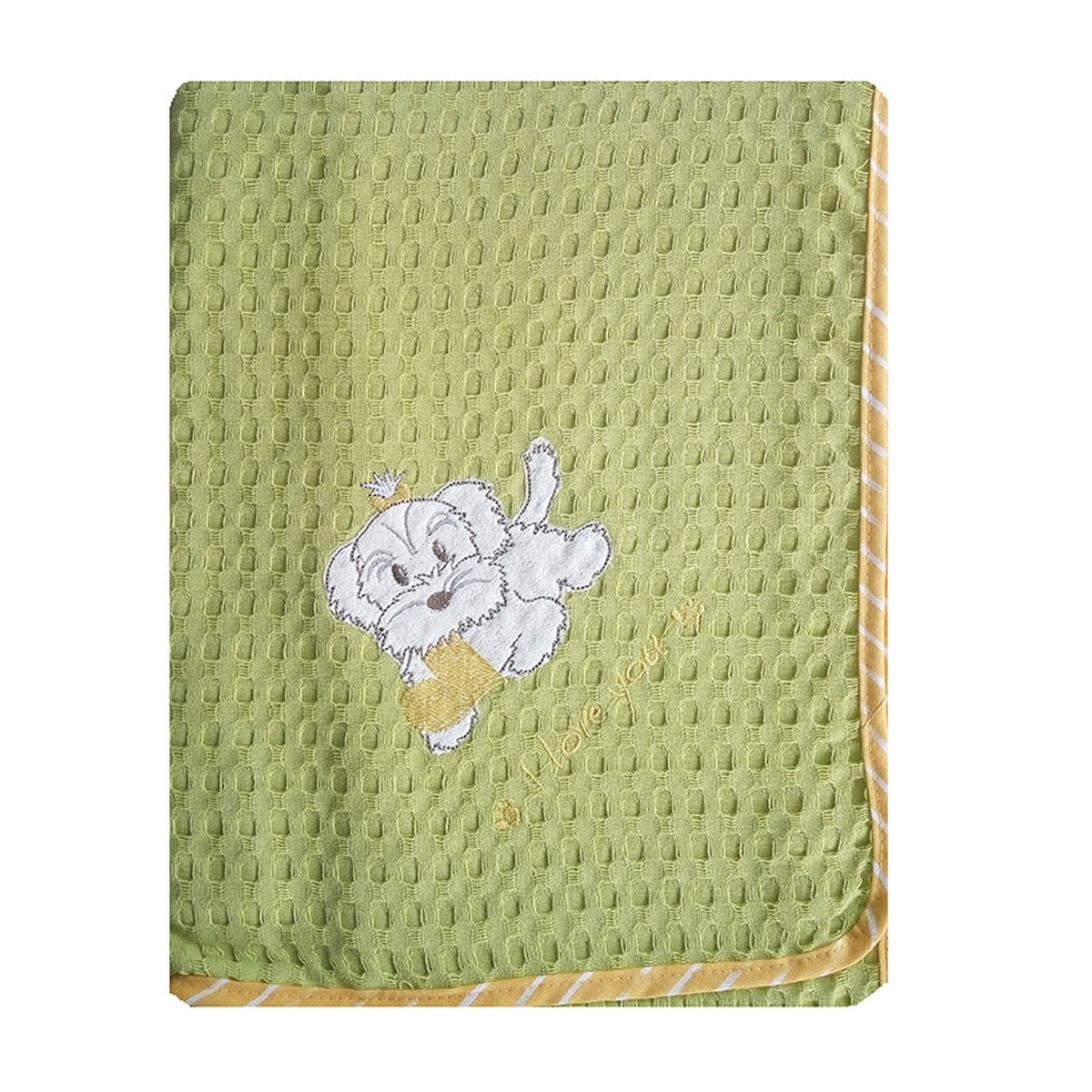 ΚΟΥΒΕΡΤΑ ΠΙΚΕ bebe ΣΚΥΛΑΚΙ 120 100X160 ΛΑΧΑΝΙ Cotton 100%