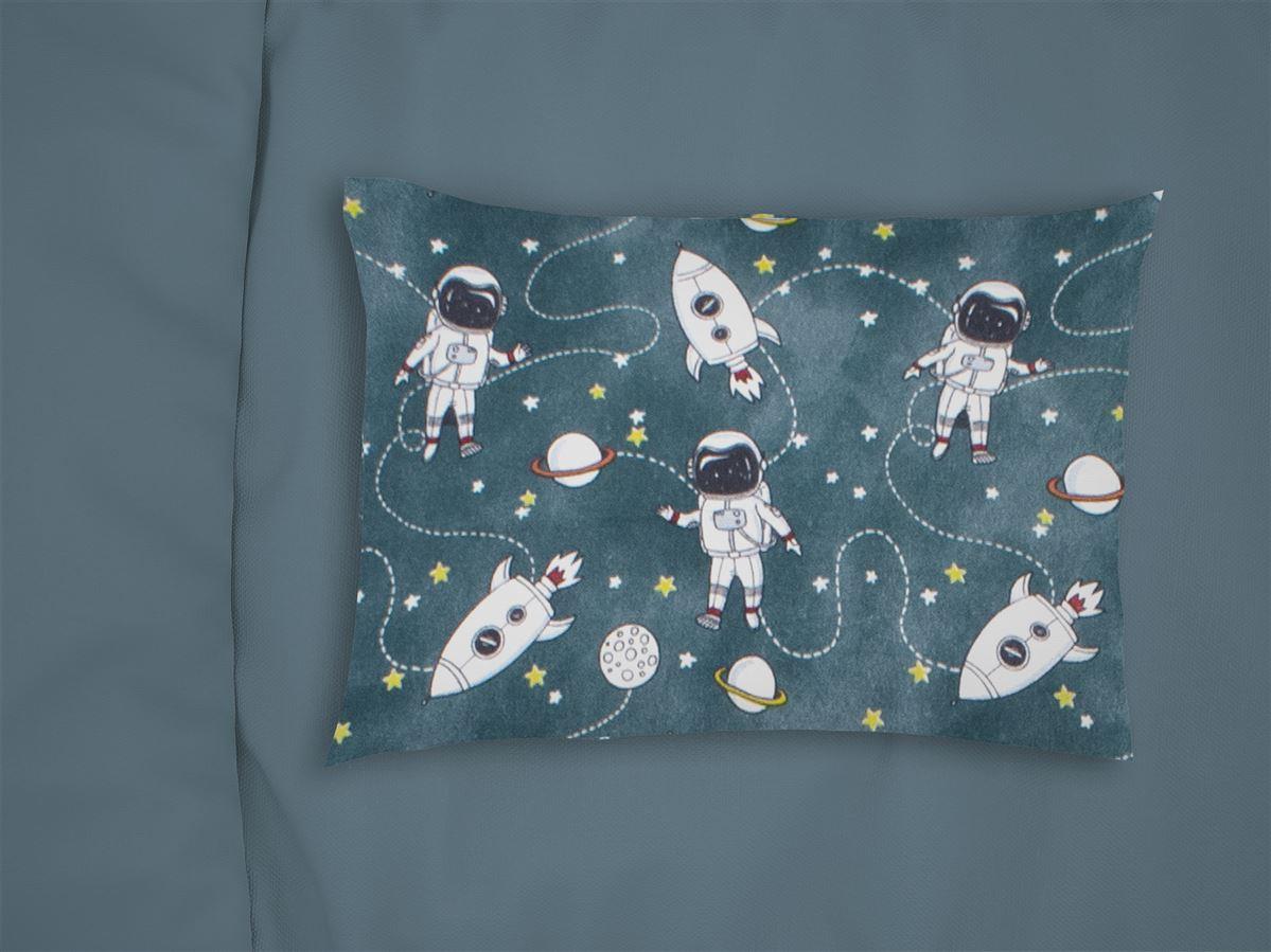 ΜΑΞΙΛΑΡΟΘΗΚΗ ΕΜΠΡΙΜΕ bebe Galaxy Travel 91 35X45 Petrol 100% Cotton Flannel