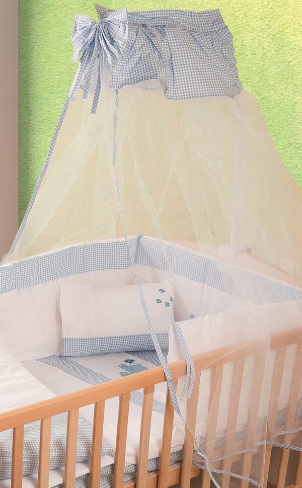 ΚΟΥΝΟΥΠΙΕΡΑ bebe ΕΛΕΦΑΝΤΑΚΙ 18 160X490 ΛΕΥΚΟ/ΣΙΕΛ Cotton 100% - Image 2