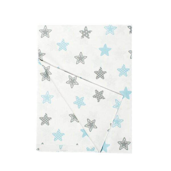 ΠΑΝΑ ΧΑΣΕΣ bebe Star 104 80Χ80 Sky blue Cotton 100% - Image 2