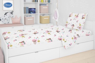 ΠΑΠΛΩΜΑΤΟΘΗΚΗ ΕΜΠΡΙΜΕ kids Κουκουβάγια 45 160X240 Cotton 100%