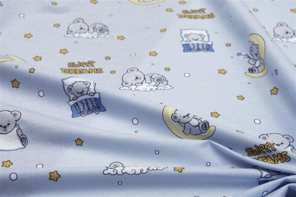 ΣΕΝΤΟΝΙΑ ΕΜΠΡΙΜΕ ΣΕΤ 2 τεμ kids Sweet Dreams 551 160X240 Sky Blue 100% Cotton - Image 2