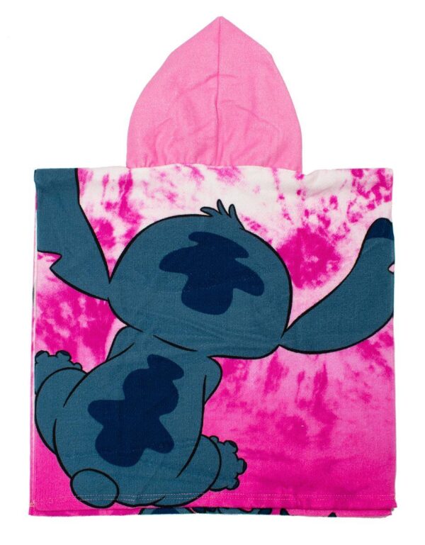 Πόντσο Θαλάσσης Quick Dry Disney Home Lilo & Stitch 22 50X100 Pink 100% Microfiber - Image 2