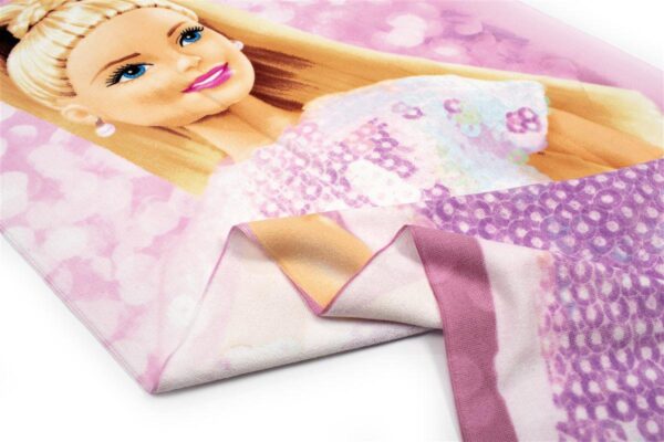 Πετσέτα Θαλάσσης Quick Dry Mattel Barbie 85 70X140 Pink 100% Microfiber - Image 2