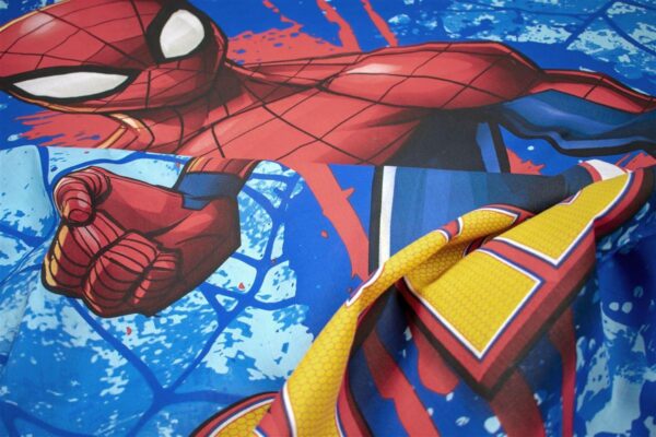 Παπλωματοθήκη Σετ 2 τεμ Marvel Spider-Man 710 160X240 Electric Blue 100% Cotton - Image 3