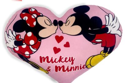 Μαξιλάρι 3D Disney Home Mickey & Minnie 15 40 cm Pink 100% Velboa