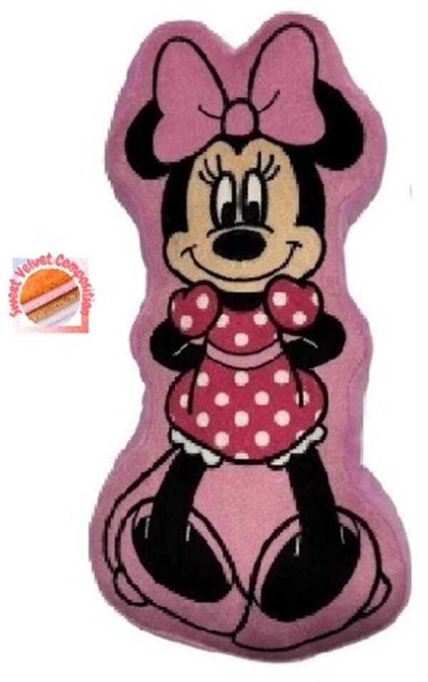 Μαξιλάρι 3D Disney Home Minnie 78 30 cm Pink 100% Velboa