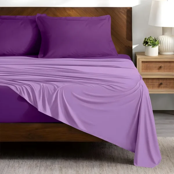 LINO ΣΕΤ ΣΕΝΤΟΝΙΑ DOBLE LILAC-MAUVE 240X260 - Image 3