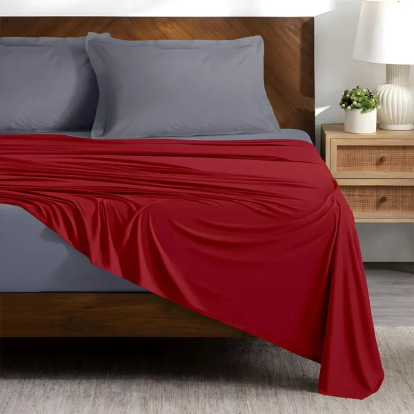 LINO ΣΕΤ ΣΕΝΤΟΝΙΑ DOBLE GREY-RED 240X260 - Image 3