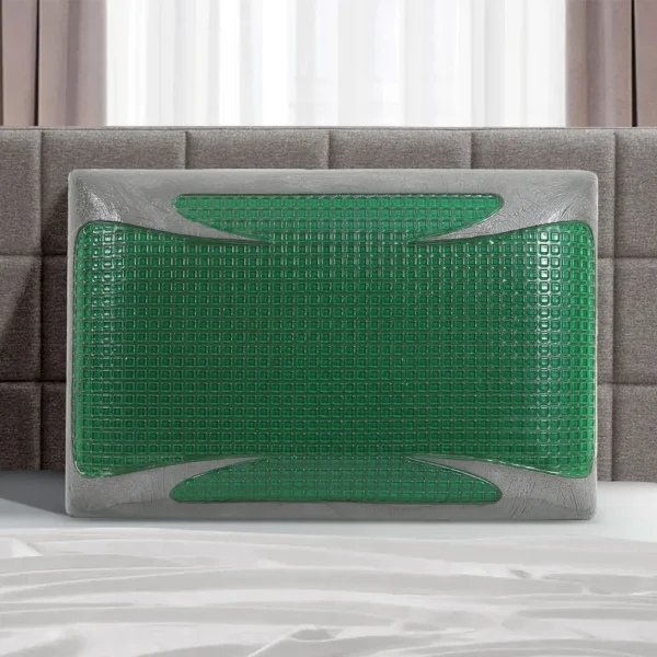 LINO ΜΑΞΙΛΑΡΙ ΥΠΝΟΥ GREEN BUBBLE GEL PILLOW 60X40+13