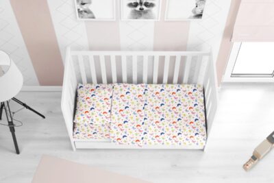 ΠΑΠΛΩΜΑ ΕΜΠΡΙΜΕ bebe Butterfly 49 120X160 Rotary Print Cotton 100%