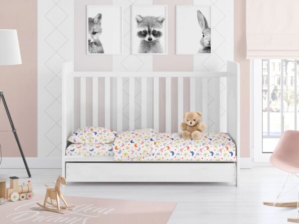 ΠΑΠΛΩΜΑ ΕΜΠΡΙΜΕ bebe Butterfly 49 120X160 Rotary Print Cotton 100% - Image 2