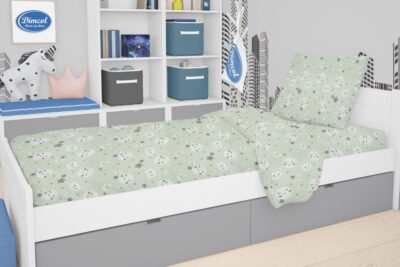 ΣΕΝΤΟΝΙΑ ΕΜΠΡΙΜΕ ΣΕΤ 3 τεμ kids Smile 80 160X240 Green Cotton 100%