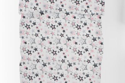 ΣΕΝΤΟΝΙΑ ΕΜΠΡΙΜΕ ΣΕΤ 3 τεμ kids Star 122 160X240 Grey-Pink Cotton 100%