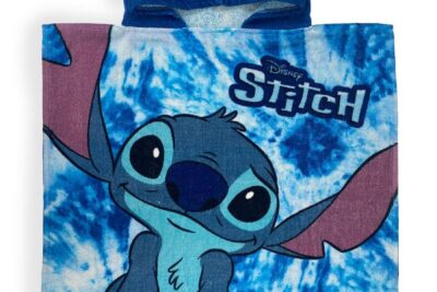 Πόντσο Θαλάσσης Quick Dry Disney Home Lilo & Stitch 35 50X100 Sky Blue 100% Microfiber