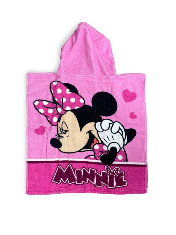 Πόντσο Θαλάσσης Quick Dry Disney Home Minnie 202 50X100 Pink 100% Microfiber - Image 2