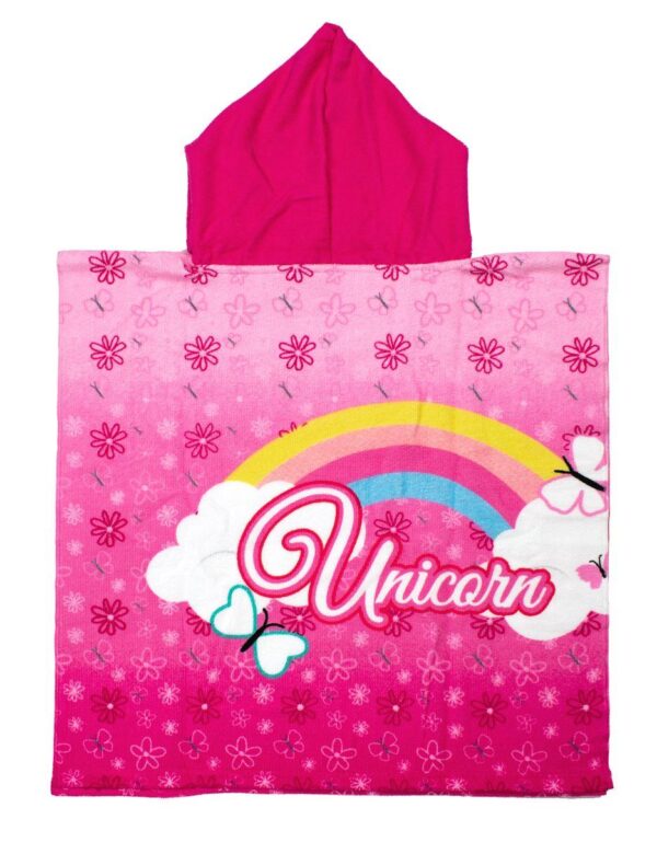 Πόντσο Θαλάσσης Quick Dry Unicorn 24 50X100 Pink 100% Microfiber - Image 2