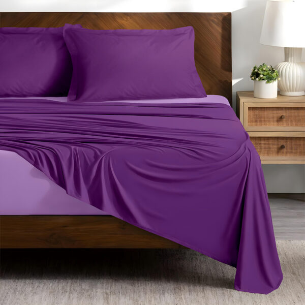 LINO ΣΕΤ ΣΕΝΤΟΝΙΑ DOBLE LILAC-MAUVE 240X260